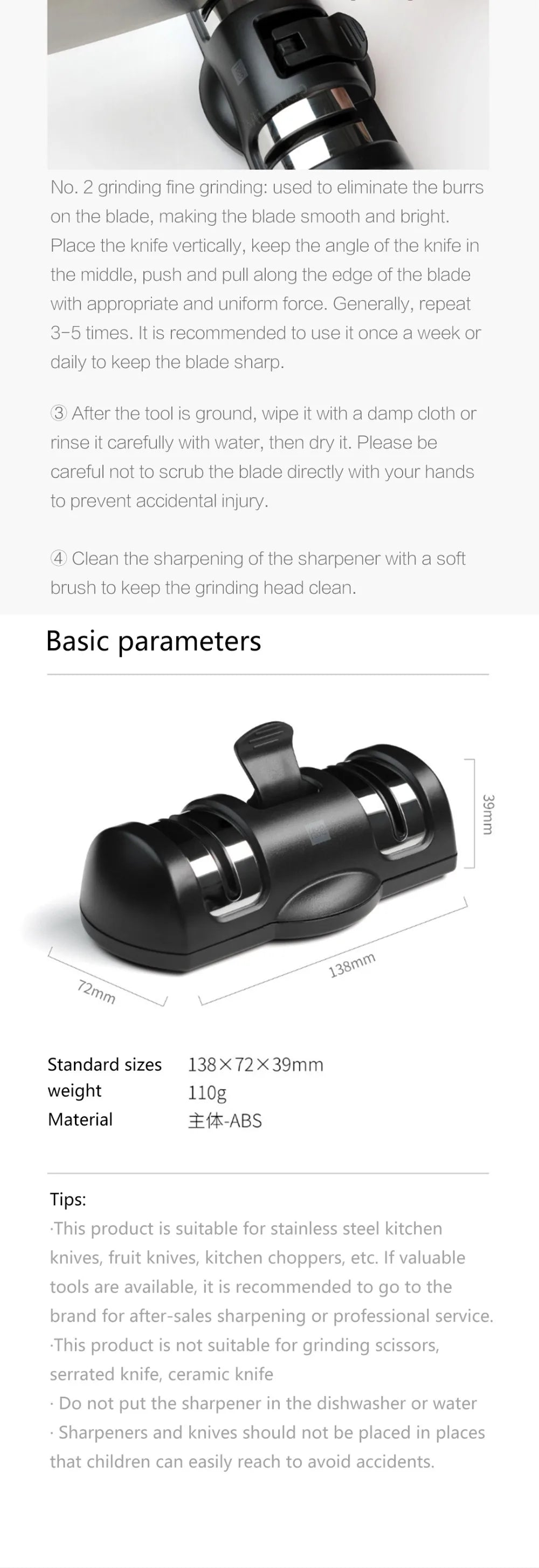 HUOHOU Mini Sharpener – Easy, Safe & Stable | Ofertas Real