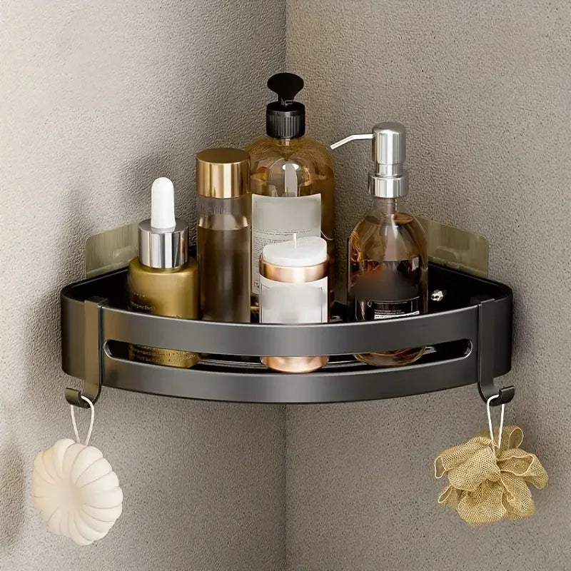 Aluminum Bathroom & Kitchen Shelf – No Drill | Ofertas Real