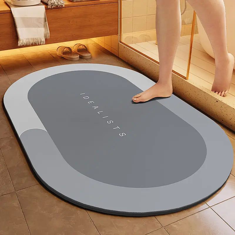 Diatomaceous Mud Absorbent Mat – Quick Dry & Anti-Slip