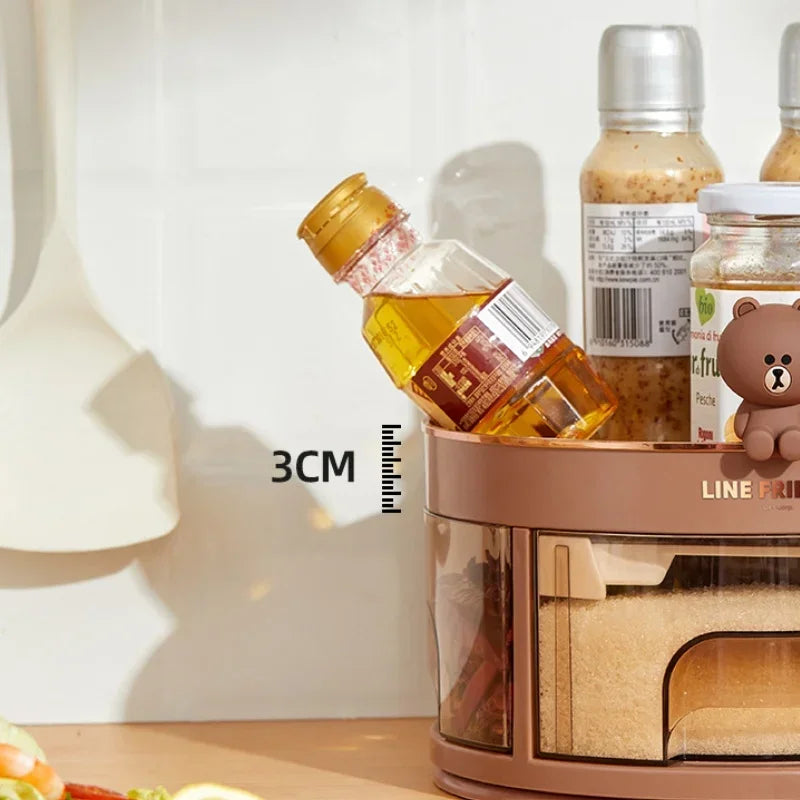 LINE FRIENDS Brown Kitchen Box | Ofertas Real