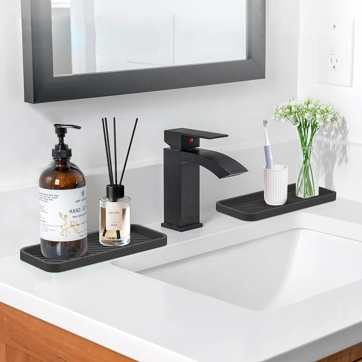 Silicone Decorative Tray for Bathroom & Kitchen | Ofertas Real