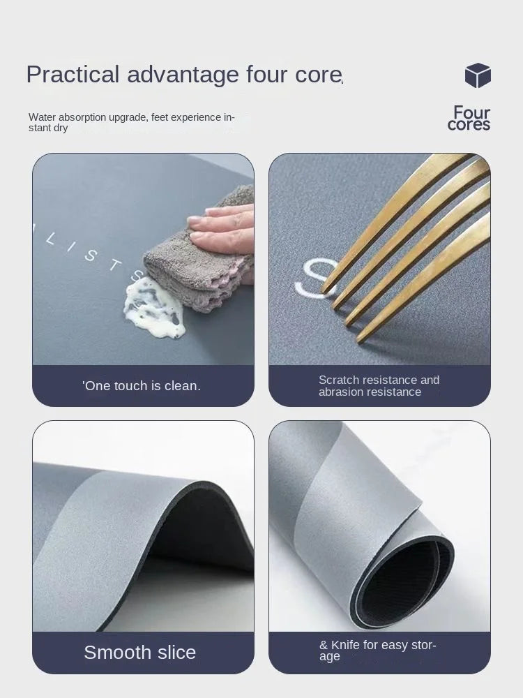 Diatomaceous Mud Absorbent Mat – Quick Dry & Anti-Slip