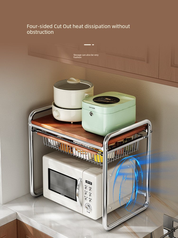Antique Rice Cooker & Microwave Rack | Ofertas Real