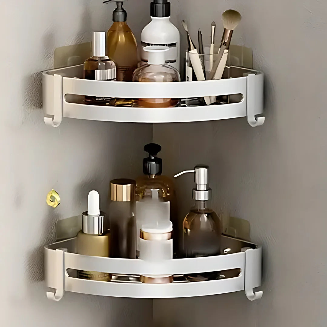 Aluminum Bathroom & Kitchen Shelf – No Drill | Ofertas Real