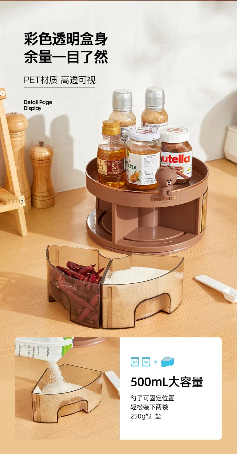 LINE FRIENDS Brown Kitchen Box | Ofertas Real