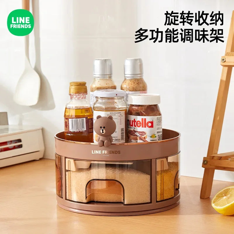 LINE FRIENDS Brown Kitchen Box | Ofertas Real