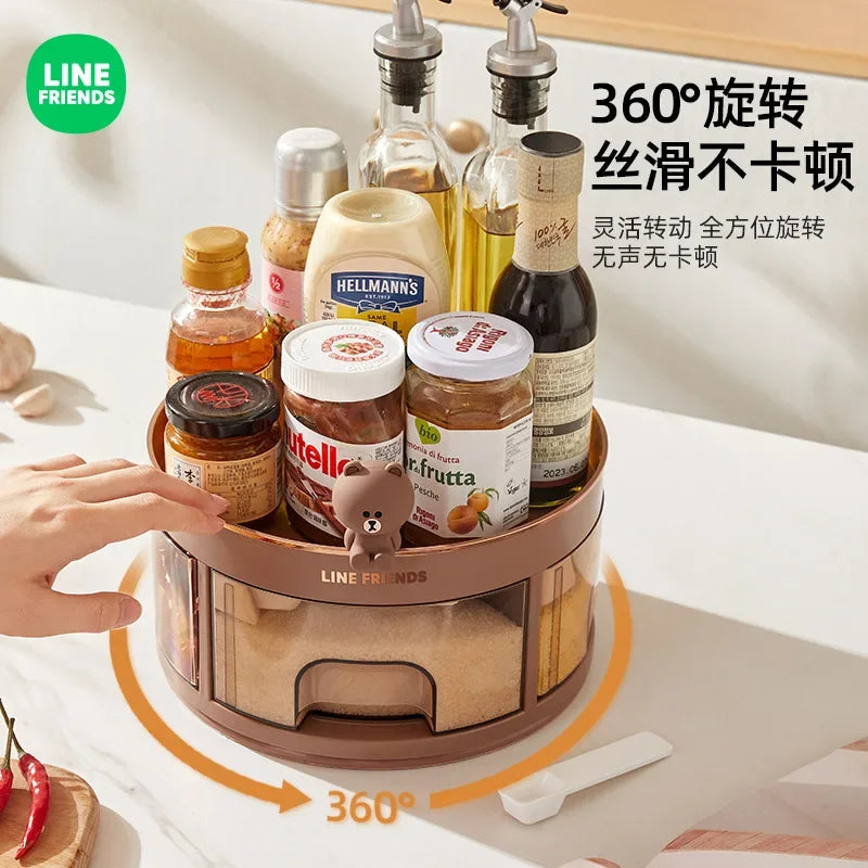 LINE FRIENDS Brown Kitchen Box | Ofertas Real