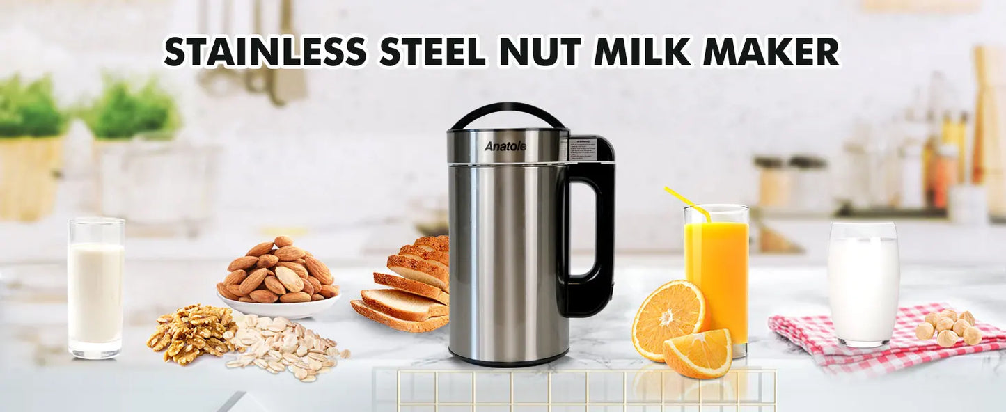 Nut Milk Maker 51oz | 7-in-1 Automatic Milk Machine