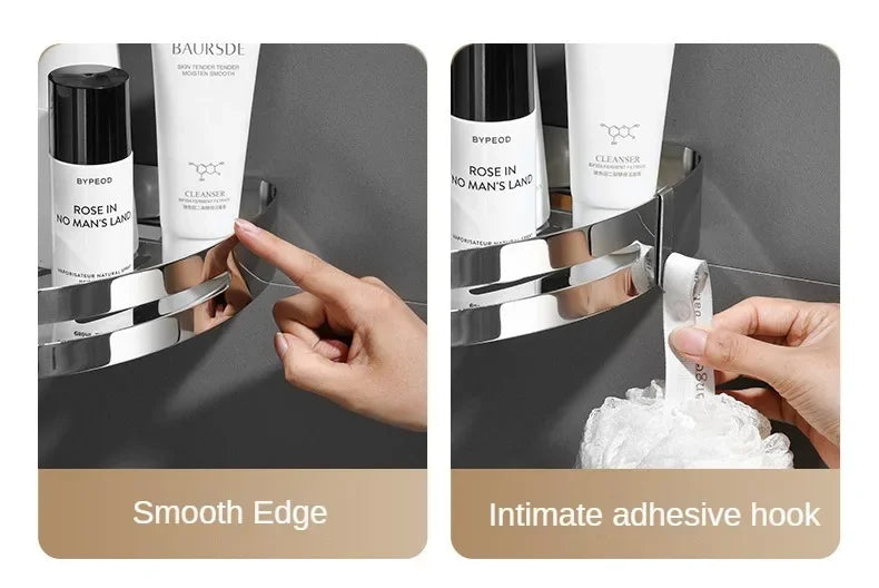 Aluminum Bathroom & Kitchen Shelf – No Drill | Ofertas Real