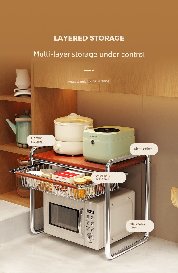 Antique Rice Cooker & Microwave Rack | Ofertas Real