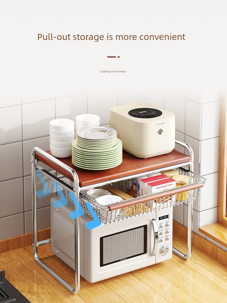 Antique Rice Cooker & Microwave Rack | Ofertas Real