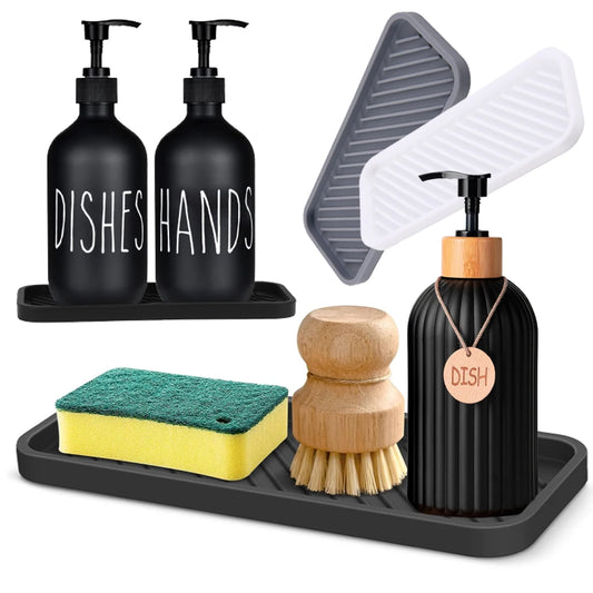Silicone Decorative Tray for Bathroom & Kitchen | Ofertas Real