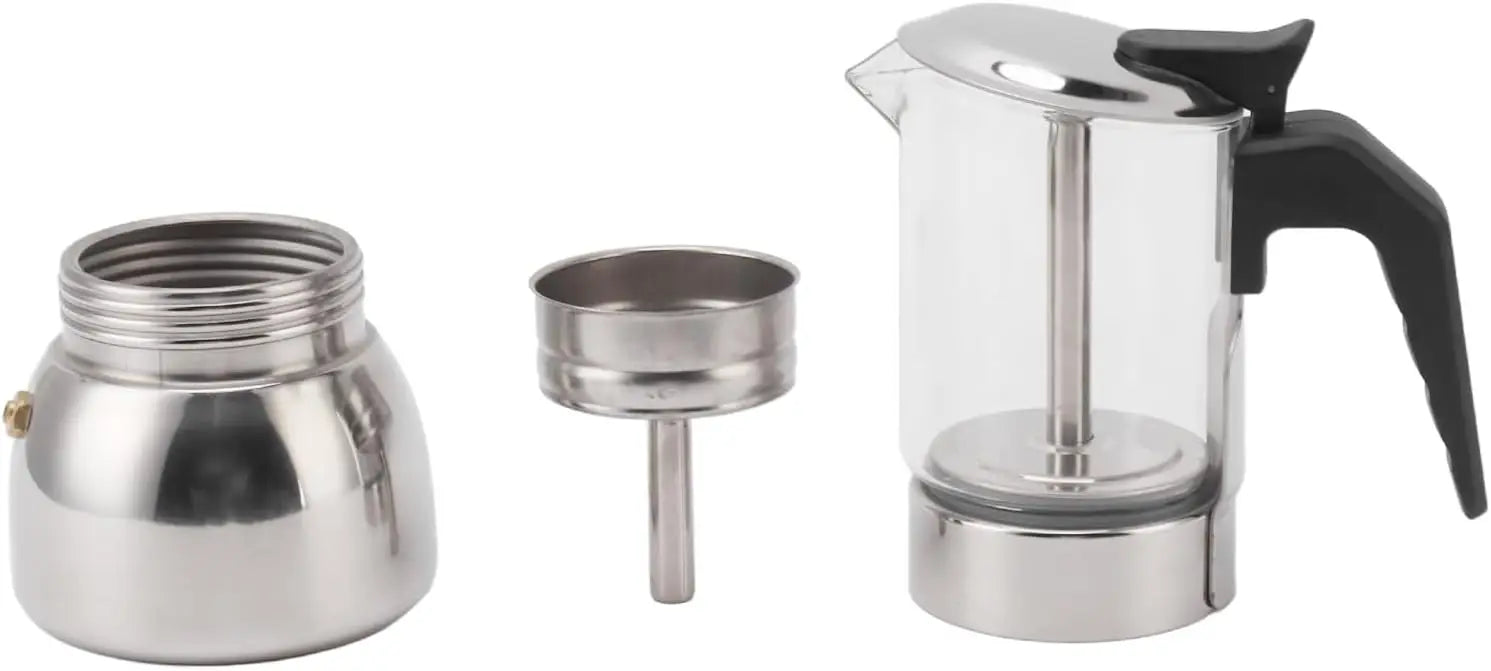 Glass Moka Pot - Italian Espresso Maker | Ofertas Real