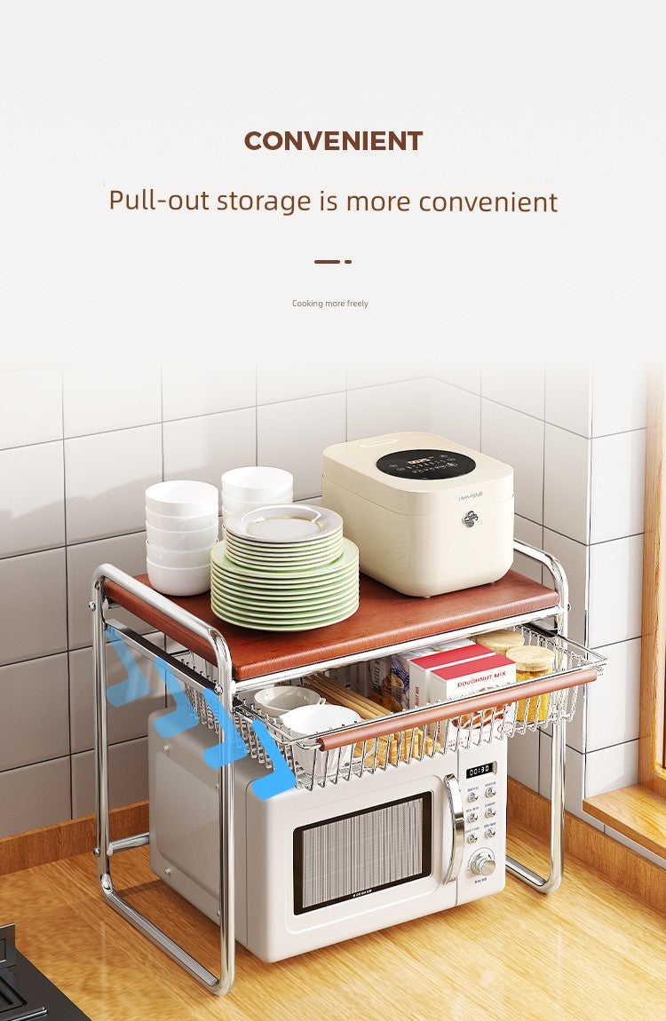 Antique Rice Cooker & Microwave Rack | Ofertas Real