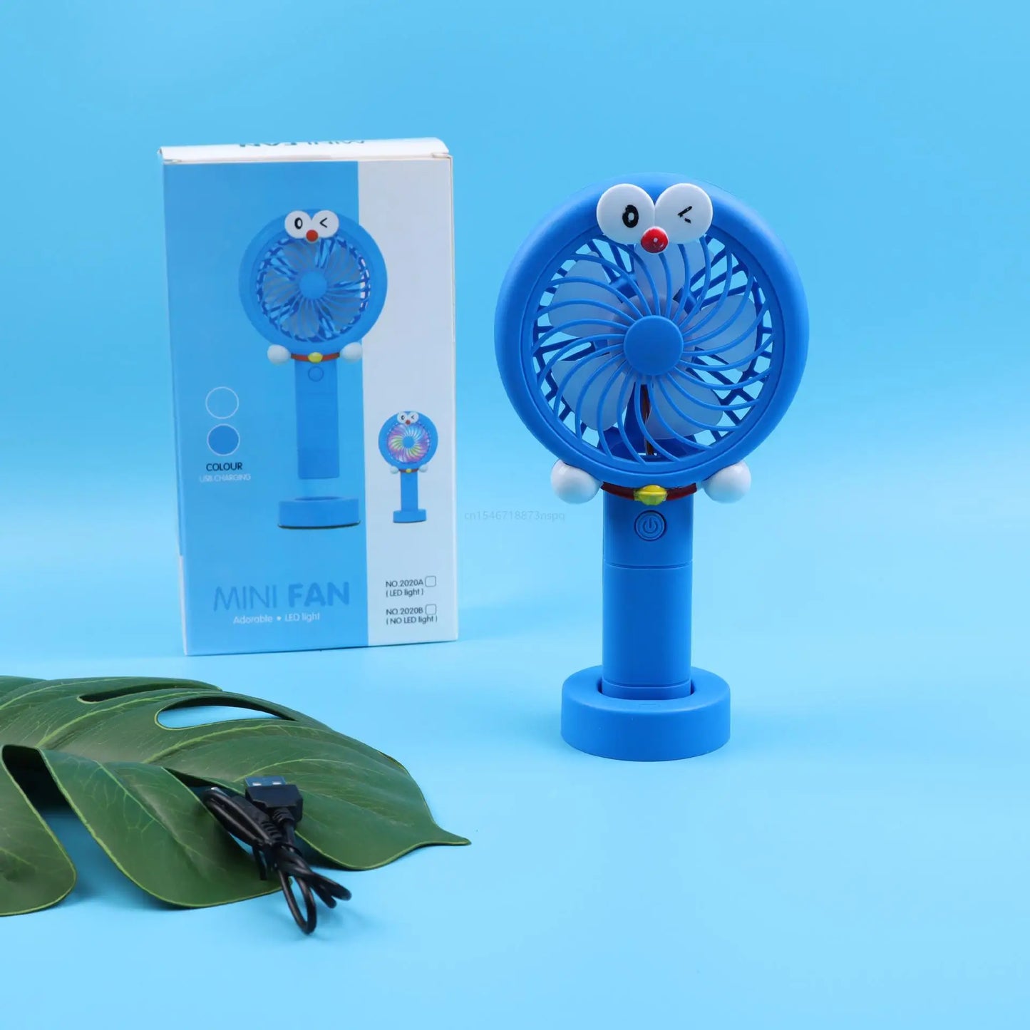 Cute Doraemon USB Fan - Rechargeable | Ofertas Real