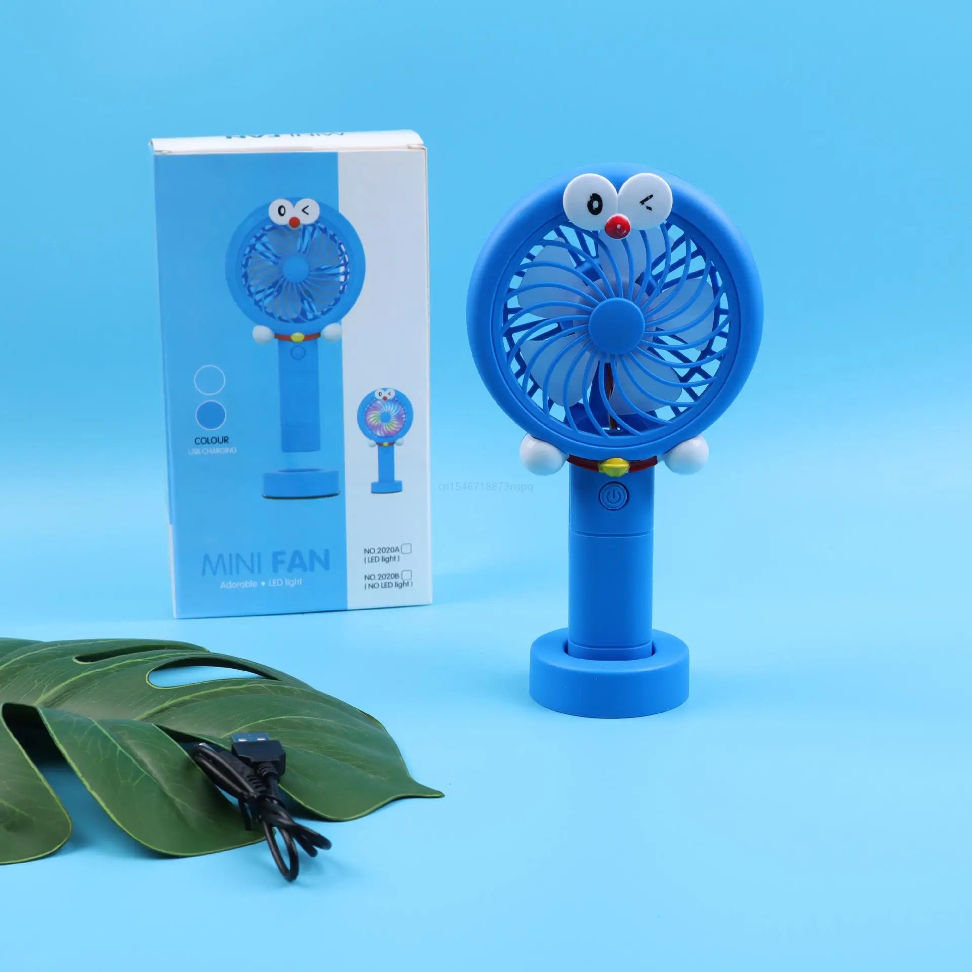 Cute Doraemon USB Fan - Rechargeable | Ofertas Real