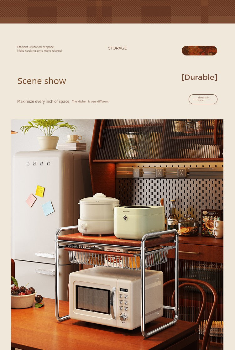 Antique Rice Cooker & Microwave Rack | Ofertas Real