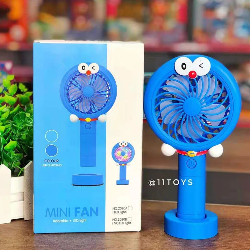 Cute Doraemon USB Fan - Rechargeable | Ofertas Real