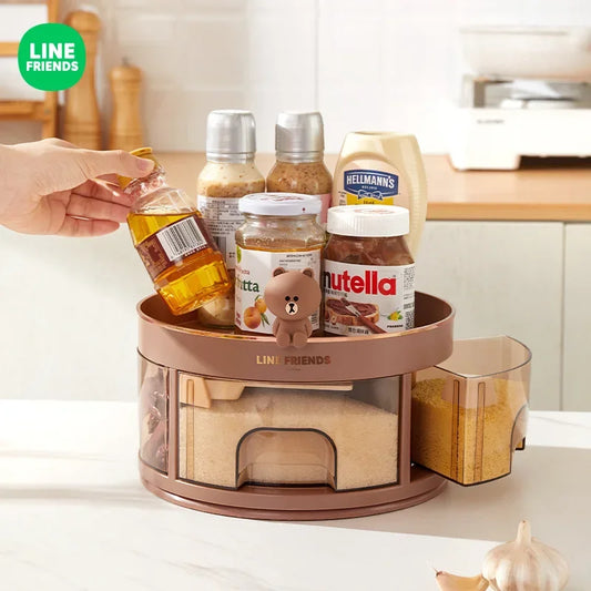 LINE FRIENDS Brown Kitchen Box | Ofertas Real