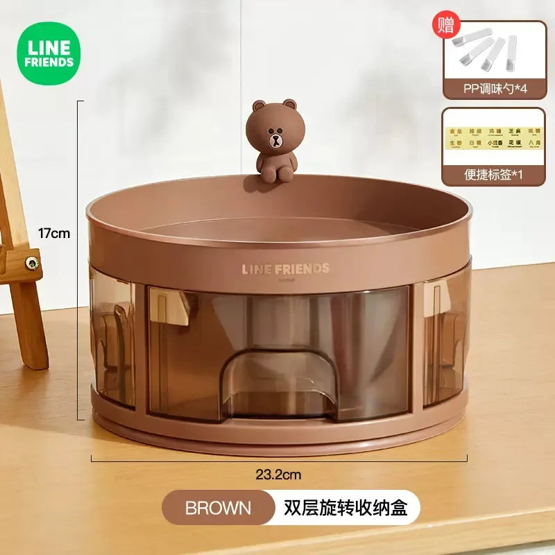 LINE FRIENDS Brown Kitchen Box | Ofertas Real